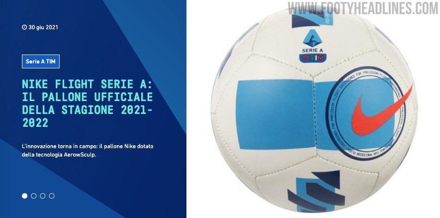 Nike serie a hot sale ball